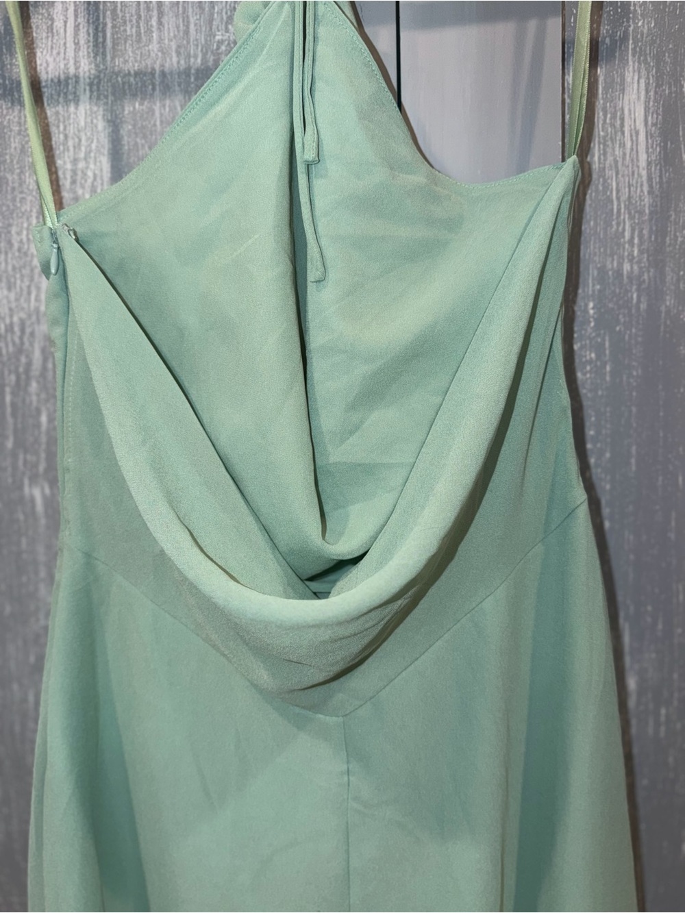 Saints & Secrets Petronilla Rosette Halterneck Maxi Dress Sage Green Size S NWT - Picture 9 of 10